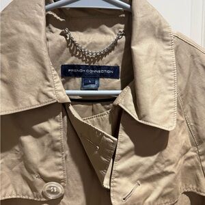 French Connection Beige Trench Coat